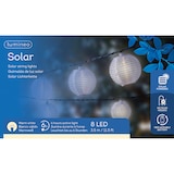 thumbnail of LED Solar Lichterkette Lampions 3,5m Nylon Warmweiß