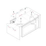 thumbnail of PKM Mikrowelle MW700-20 UB2 - silber, 700 Watt, Unterbau / Freistehend, 20 Liter