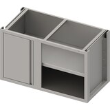 thumbnail of Eckunterschrank Boxversion 2.0 mit Flügeltür, Teil 1/2 für 540 mm Anbautiefe, Sockelbau, 1200x640x660 mm