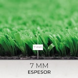 thumbnail of Césped artificial 2m X 10m 7mm de altura alta densidad color verde