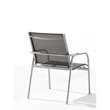 thumbnail of Sieger 379/A-SG Stapel-Loungsessel Sirio, graphit, silbergrau