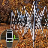 thumbnail of Rennzelt 3x4,5m - mit 3 Wänden - Grün