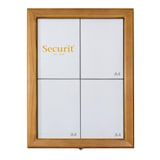 thumbnail of Securit® Expositor de Menu LED A4 "Classic" - Teca - 4 faces