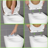 thumbnail of WC Sitz Toilettendeckel Bambus - Duroplast - Doppelte Absenkautomatik