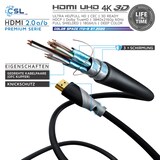 thumbnail of CSL 8k HDMI Kabel 2.1, 3fach geschirmt, Ultra HD, Full HD, 3D, High Speed mit Ethernet, HDMI Typ A - 1m