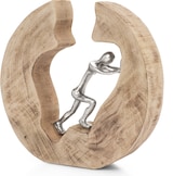 thumbnail of Moritz Skulptur Push and Work 29 x 28 x 6 cm Holz Deko Figur