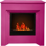 thumbnail of Bioethanolkamin farbiger Bodenbiokamin BELLINI Fuchsia 4010 L96xT35xH96