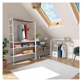 thumbnail of Lot de 4 portants vêtements KADRA sous combles modulables 400x85cm