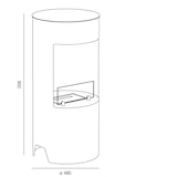 thumbnail of Tecno Air System - Bio-Boden Biokamine - Cortina - Schwarz