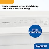 thumbnail of Exquisit Gefrierschrank GS5231-NF-H-040C weiss | 161 l Nutzinhalt | 4*-Gefrieren | Alarm-Funktion | Schnellgefrieren | NoFrost