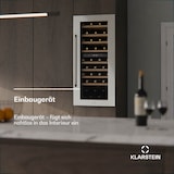 thumbnail of Klarstein Weinkühlschrank Vinsider Duo | 79 Flaschen | 2 Kühlzonen | UV-Schutz | 9 Regale | Touch Edelstahl
