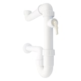 thumbnail of PP-Raumspar-Kugelverschluss-Siphon 1¼` und 1½` mit Geräteanschluss DN 32