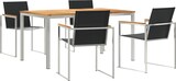 thumbnail of vidaXL 5-teiliges Garten Esszimmer Set Massivholz Teak