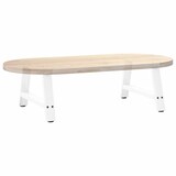 thumbnail of vidaXL Couchtischbeine A-Form 2 Stk. Weiß 70x(30-31) cm Stahl