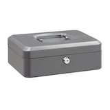 thumbnail of ARREGUI Elegant C9236 Geldkassette aus Stahl | 25 cm breit | Abschließbare Kasse mit Geldeinsatz | Geldkassette mit Schlüssel und Münzeinsatz | grau