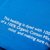 thumbnail of Benetton - Conjunto de cama 2Pc (capa de edredão 135X200Cm + fronha 80X80Cm) 140Gsm 100% Algodão Azul Unido em Verde Be