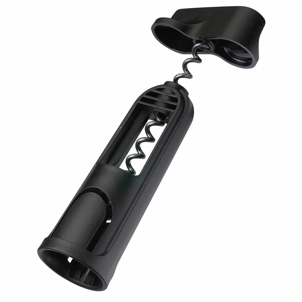 Westmark Korkenzieher, Antihaftbeschichteter Wendel mit Seele, Kunststoff/Stahl, Spezi, Schwarz, 60242270