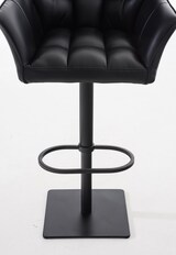 thumbnail of CHEFGASTRO 2er Set Barhocker PHILADELPHIA Kunstleder Schwarz HxBxT 88x64x45cm Kunstleder Schwarz Barstuhl