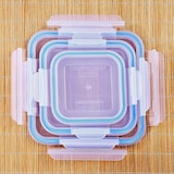 thumbnail of Glasslock Oven - Set de 3 Recipientes Cuadrados de 0.4L, 0.9L y 1.6L Vidrio Horno. Gris