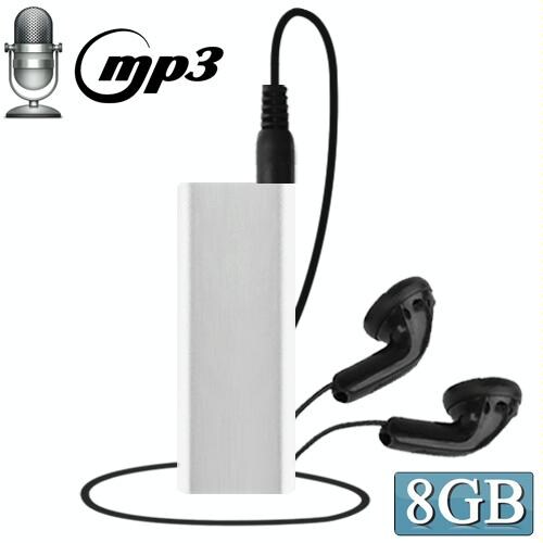 Micro Espion Enregistreur Vocal 8GB Lecteur MP3 Facile À Utiliser Et Transporter Argent YONIS