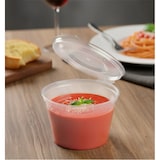 thumbnail of MONOUSO - Contenitore per Salse con Coperchio Cerniera in Plastica PP 120ml (1.000 Pezzi)