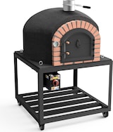 thumbnail of Horno lenã Gran Canária 80 negro,(Gas)+Quemador+Base ,   aislado con 3 mantas ceramicas