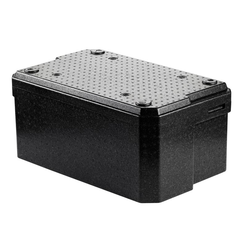 1x DUNIFORM Thermobox 660 x 400 x 300 mm Schwarz