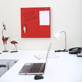 thumbnail of Tableau Affichage-Ecriture Verre Magnétique 40x60cm Rouge