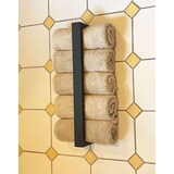 thumbnail of DanDiBo Handtuchhalter Metall Schwarz Wand Handtuchhaken 96499 Schmal Handtuchleiste Hakenleiste Modern Küche Bad Badtuchhalter