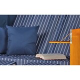 thumbnail of Strandkorb - bene living - Ostsee - gestreift/blau - PE weiß