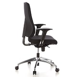 thumbnail of Bürostuhl / Drehstuhl PRO-TEC 200 Stoff schwarz Alu poliert hjh OFFICE