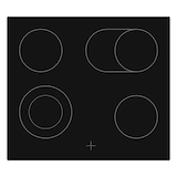 thumbnail of Telefunken ECHS65A-B2 Einbauherd-Set | Elektro-Herd-Kochfeld-Kombi | Backofen & Glaskeramik-Kochfeld | Hot Air Shield
