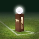 thumbnail of Hertha BSC LED-Dekosäule Rost-Optik mit Leuchtkugel - 84 cm - braun