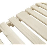 thumbnail of Niederflurbett metallfrei 100x200 Futon metallfreier Lattenrost, Fichte unbehandelt V-60.97-10 mit Matratze