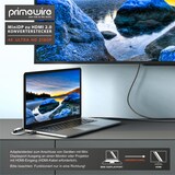thumbnail of Primewire 4k Mini Displayport zu Hdmi 2.0 Adapter - mini DP Kabel - 4k@60Hz - Thunderbolt 1 - 2 - Audio und Video