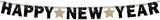 thumbnail of `Happy New Year` Girlande  Silvester gold