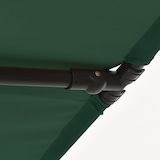 thumbnail of Parasol de jardin avec mât en aluminium 180x110 cm vert Modèle Terrasse Prestige Prime