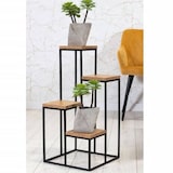 thumbnail of WellHome - Metalen vaasplank met 4 houten planken 34x34x76cm