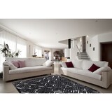 thumbnail of Anette 400 Schwarz / Silber 80cm x 150cm