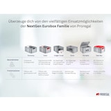 thumbnail of PROREGAL SuperSparSet 3x Eurobox NextGen Economy mit Auflagedeckel & 4x Verschlüsse Grün, Griffe zu, HxBxT 32x40x60cm, 65L, Eurobehälter, Box