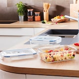 thumbnail of Luminarc Pure Box Active Recipiente Rectangular Hermético Vidrio 22x16cm - 197cl Bicolor