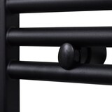 thumbnail of Handtuchheizkörper Warmwasser Gebogen Schwarz 500x1160 mm