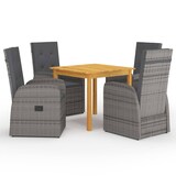 thumbnail of Helloshop26 - Conjunto de comedor de jardín exterior de 5 piezas muebles grises 02_0013776