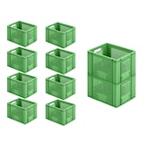 thumbnail of PROREGAL 10x Eurobehälter Obst- und Gemüsekasten | HxBxT 27,2x30x40cm | 26 Liter | Grün | Obst-Gemüsekiste, Obstkorb, Transportbox