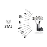 thumbnail of Set d'ustensiles de cuisine en acier inoxydable STAL - 10 pièces