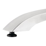 thumbnail of Bolero Tischfuß Mit Fußkreuz Gebürstetes Aluminium 68Cm Hoch