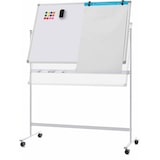 thumbnail of COSTWAY Doppelseitiges mobiles Whiteboard, 120 x 80 cm, höhenverstellbares magnetisches Whiteboard mit Rollen