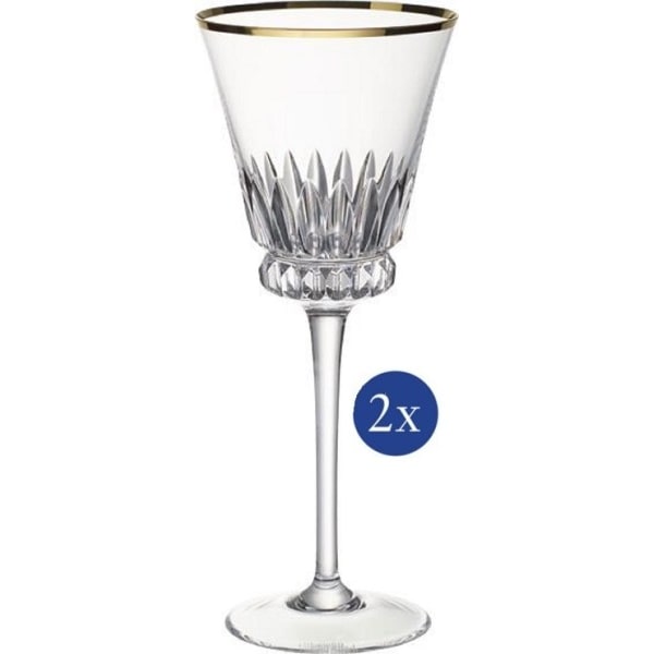 Villeroy & Boch Grand Royal Gold Weißweinkelch Set 2tlg. je 21,6cm 290ml
