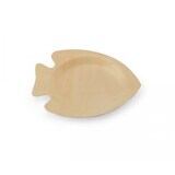 thumbnail of Teller aus FSC Holz, Fischteller, 150 x 130 mm, 30 Stück