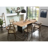 thumbnail of SIT Möbel Tisch | Wildeiche natur | Plattenstärke 40 mm | Gestell Metall schwarz | B 200 x T 100 x H 76 cm | 16081-11 | Serie TOPS & TABLES